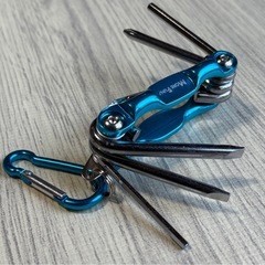 【新品未使用】カラナビ付きドライバーセット　MORE FUN　折り畳み式の画像