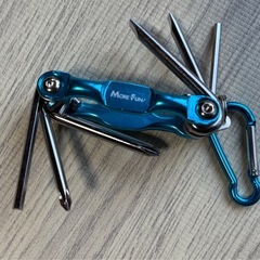 【新品未使用】カラナビ付きドライバーセット　MORE FUN　折り畳み式の画像