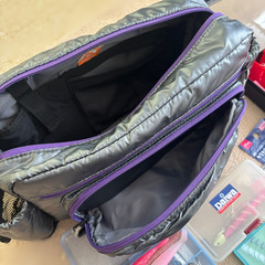 釣り用品セット ワーム ルアーケース ウエストバッグなどの画像