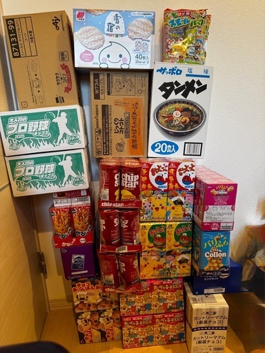 お菓子、ラーメン、スープ