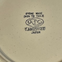 【引き取り限定】中古品　プレート　4枚セット　STONEWARE　の画像