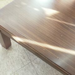 【ジモティー割引で最大15％OFF⭐️】WGK-HD1201H 山善 長方形 こたつ ダークブラウンの画像