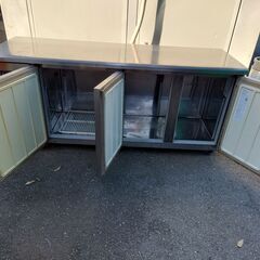 【ジャンク品】 業務用 厨房機器 冷蔵 コールドテーブル 6461CDの画像