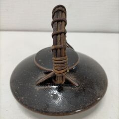 荒木陶窯 荒木幹二郎 黒じょか 土瓶 琉球焼風 未使用保管品 酒器 茶器 工芸品 伝統陶器 和モダン　251120-7Tの画像