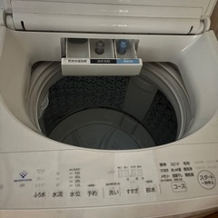 7kg洗濯機。2019年製。乾燥機能付き。の画像