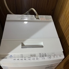 7kg洗濯機。2019年製。乾燥機能付き。の画像