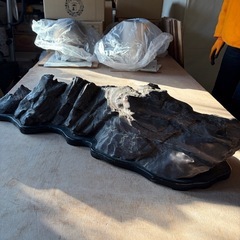 床の間　銘石　の画像