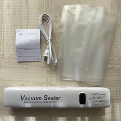 真空シーラーマシン 食品真空シーラーマシン 真空シーラーバッグ10個付きの画像