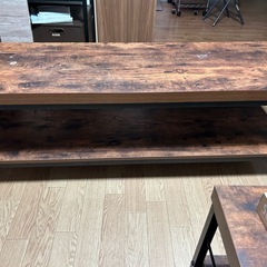 ニトリ　テレビ台 ローボードステイン120の画像
