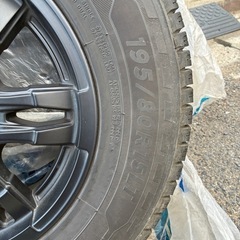 BISONホイールとスタッドレスの４本セット
の画像