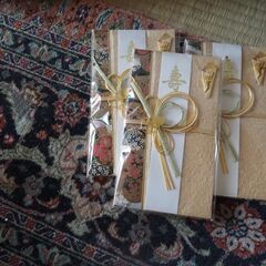 冠婚葬祭、袋、水引、寿、３枚セットの画像