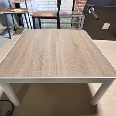 超美品　 コタツ　テーブル　ホワイト の画像