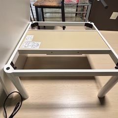 超美品　 コタツ　テーブル　ホワイト の画像