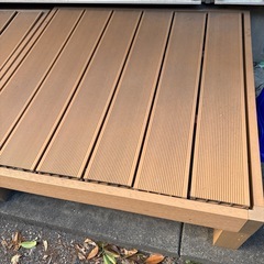 （相談中
）ウッドデッキ縁台  ２つセット　の画像