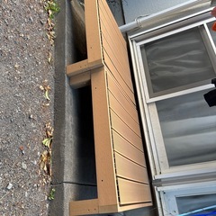 （相談中
）ウッドデッキ縁台  ２つセット　の画像