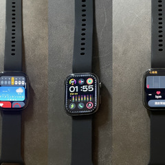 【中古美品】スマートウォッチ・Blutooth ワイヤレスヘッドホン のセットの画像