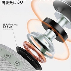 置時計 デジタル グレー/オレンジの画像