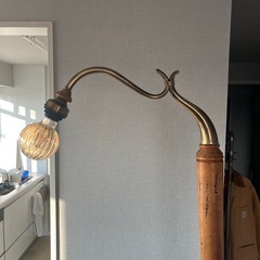 希少　傾斜式フロアスタンドライト　アンティーク　ワケアリ　　の画像