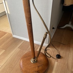 希少　傾斜式フロアスタンドライト　アンティーク　ワケアリ　　の画像