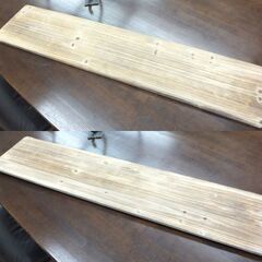 ② ウォールシェルフ 壁掛け棚 棚板長さ90cm 飾り棚 壁面収納 アイアン ブラケット ☆ 札幌市 北区 屯田の画像