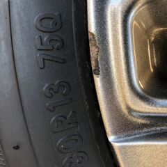 取引進行中です。軽自動車　スタッドレスタイヤ・アルミホイールセット　145/80R13　ムーブに履いてました。の画像