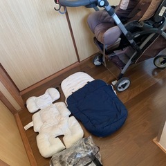 チャイルドシート型ベビーカー兼バウンサーの画像