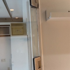 ガラス扉（約2000×850mm）蝶番なし／室内渡し／ガラス本体のみの画像