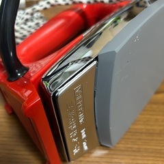 赤い自動アイロン　A-505Tの画像