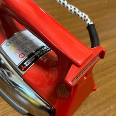 赤い自動アイロン　A-505Tの画像