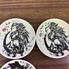 【お売りします】一番くじ SUPER DRAGONBALL HEROES ドラゴンボール 墨絵風ミニプレート 小皿 まとめ 合計15枚の画像