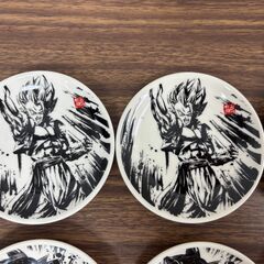 【お売りします】一番くじ SUPER DRAGONBALL HEROES ドラゴンボール 墨絵風ミニプレート 小皿 まとめ 合計15枚の画像