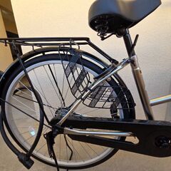 自転車　26インチ　かご付き　変速なしの画像