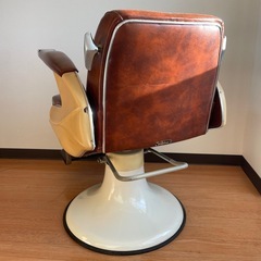 バーバーチェア　昭和　レトロ　椅子　アンティークの画像