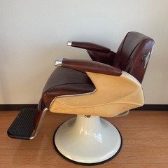 バーバーチェア　昭和　レトロ　椅子　アンティークの画像