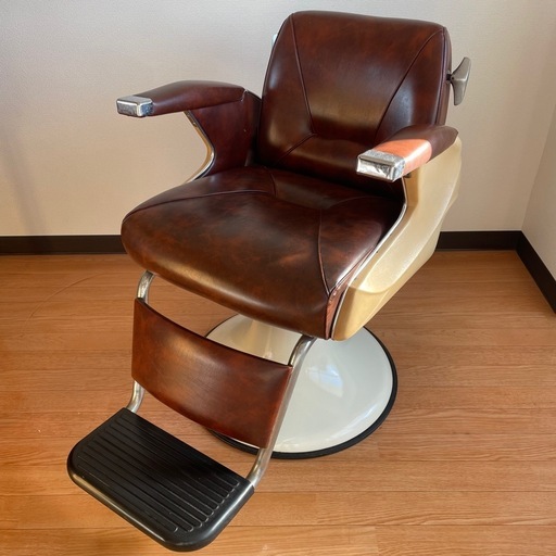 バーバーチェア　昭和　レトロ　椅子　アンティーク