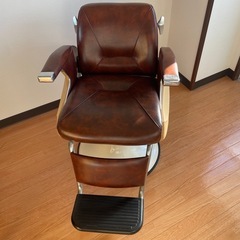 バーバーチェア　昭和　レトロ　椅子　アンティークの画像