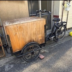 激安！移動販売自転車イベントカーお花カフェの画像