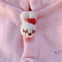 kp mimiちゃんのウサ耳付きポンチョの画像