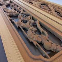 らんま(欄間) 2枚セット 31.5×185cmの画像