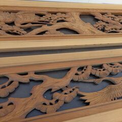 らんま(欄間) 2枚セット 31.5×185cmの画像