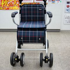 幸和製作所 Tacaof スタンダード シルバーカー ST07 ネイビー 歩行補助 折りたたみ【モノ市場安城店】013の画像
