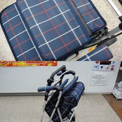 幸和製作所 Tacaof スタンダード シルバーカー ST07 ネイビー 歩行補助 折りたたみ【モノ市場安城店】013の画像