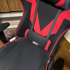 ゲーミング座椅子 【ゼウス Air ZAISU】 座椅子【通気性メッシュ製】 ゲーミングチェア【安心の一 【耐荷重150kg/360度回転】 通気性 リクライニング 可動肘 ヘッドレスト 調節可能ランバーサポート ひじ掛け ハイバック レッドの画像