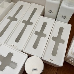 【セリア収納品28点＋IKEA商品2点 まとめ売りの画像