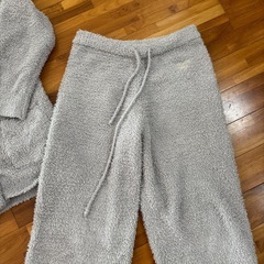 ジェラートピケ　カーディガン、ズボン上下セット　グレーの画像