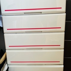 収納ボックス　収納棚　5段　大容量の画像