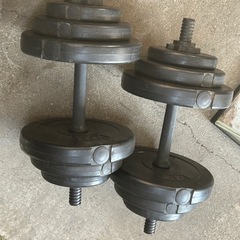 ダンベルセット　筋トレの画像