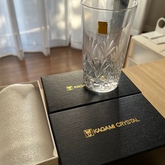 カガミクリスタル　　グラス2点の画像