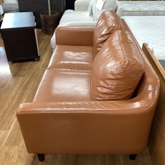 ゆったり二人掛けソファ【町田市再生家具】　252417の画像