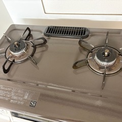 プロパンガス用2口ガスコンロの画像